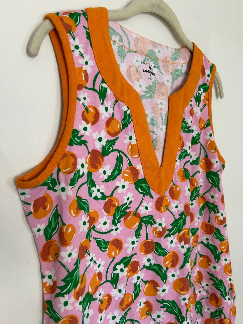 NWOT Draper James x Lands End Orange Blossom Cotton Beach Cover Up - Picture 7 of 10